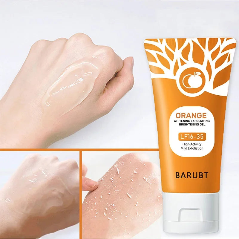 Orange Vitamin C Body &amp; Face Scrub - Natural Exfoliating Gel 50g | Glow Up Spot Pro - Glow Up Spot Pro