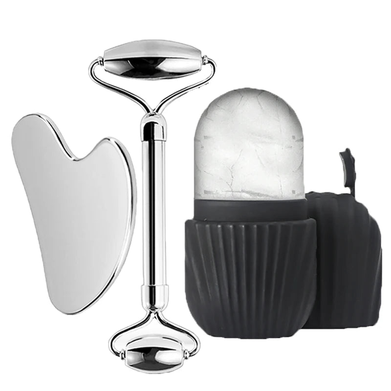 Stainless Steel Facial Roller - Glow Up Spot Pro